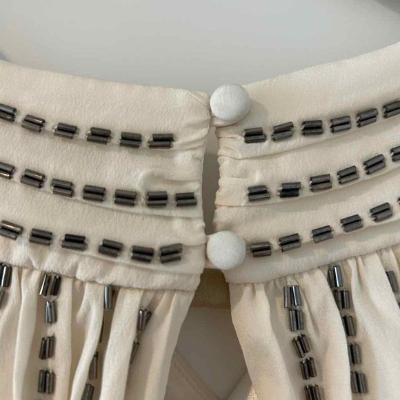 bebe Sleeveless Beaded Wrap Top - Picture 6 of 12